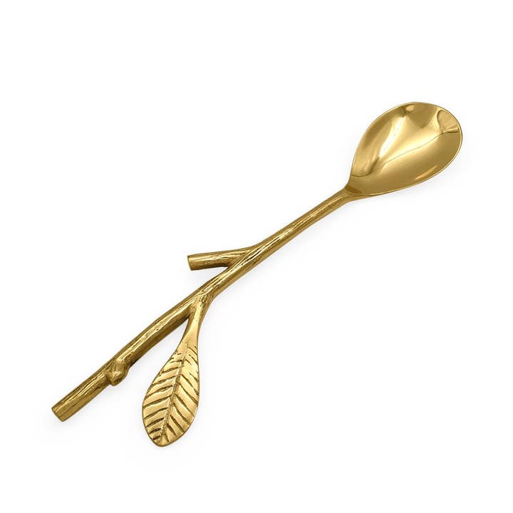Gold Branch Flatware + Serving Pieces