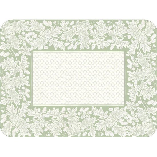 Oak Leaves Paper Placemats (Set of 12) - OAKSTREET SHOPPE