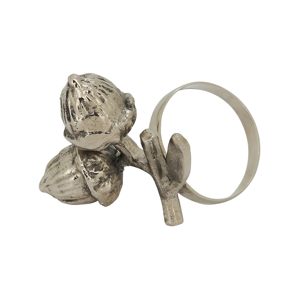 Silver Acorn Napkin Rings