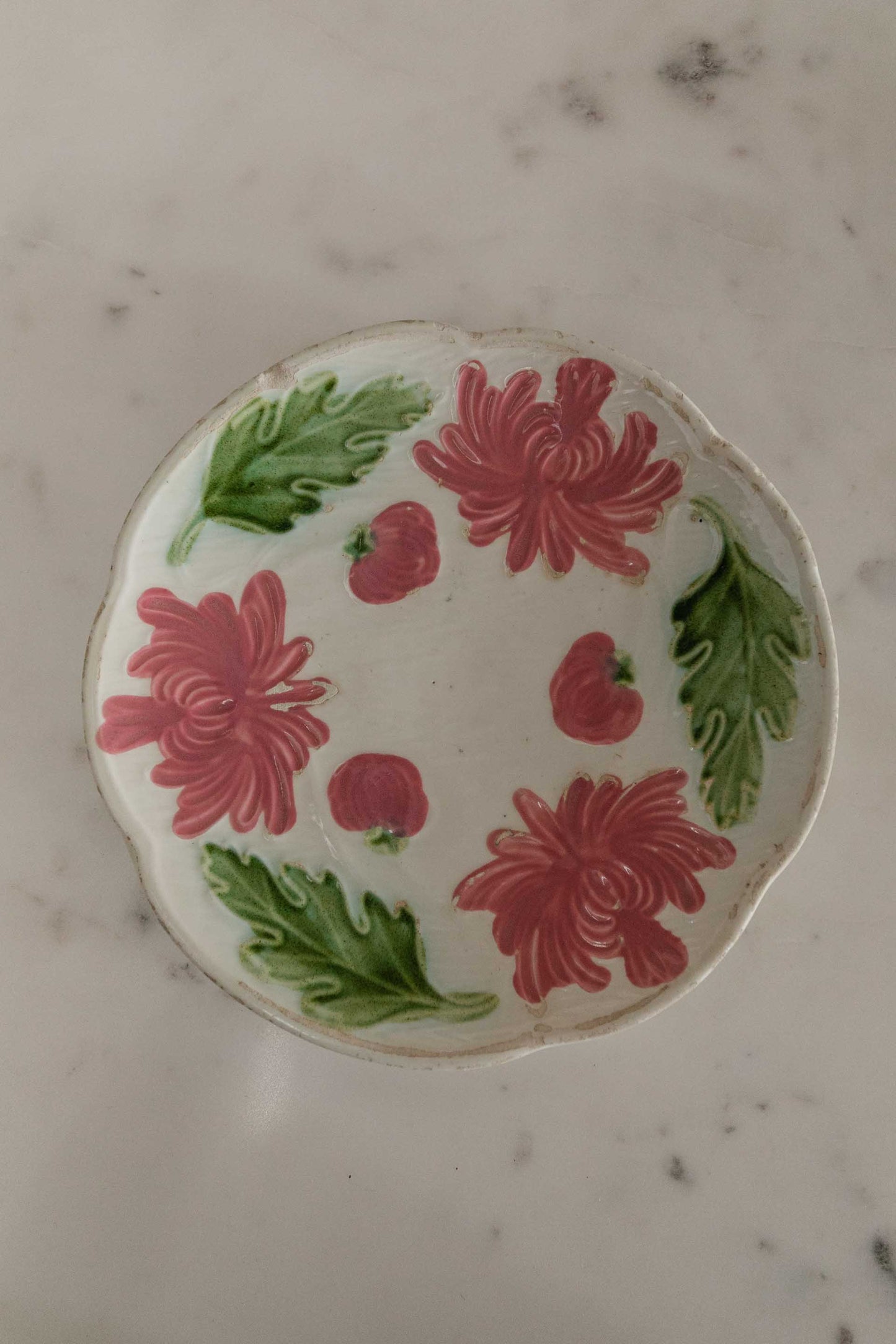 Handpainted Schramberg Pink Dish