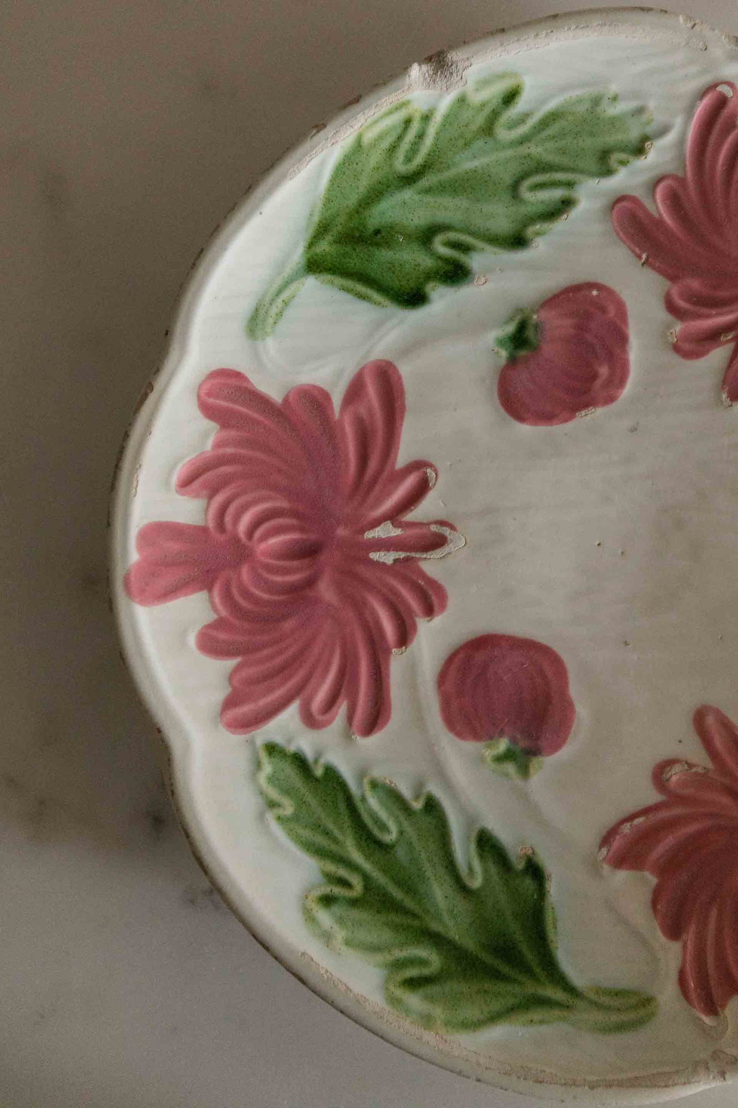 Handpainted Schramberg Pink Dish