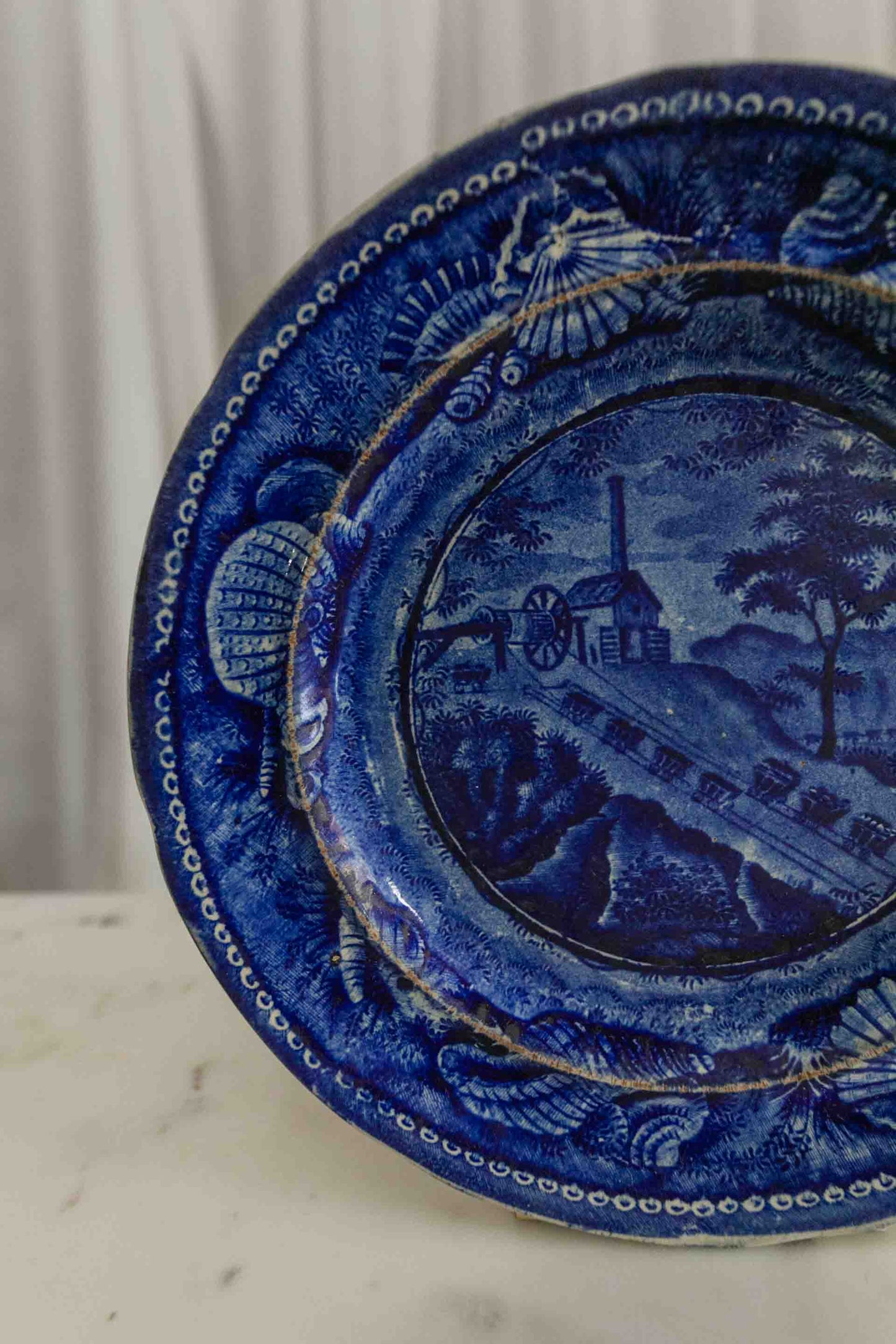 Cobalt Baltimore Shell Dish