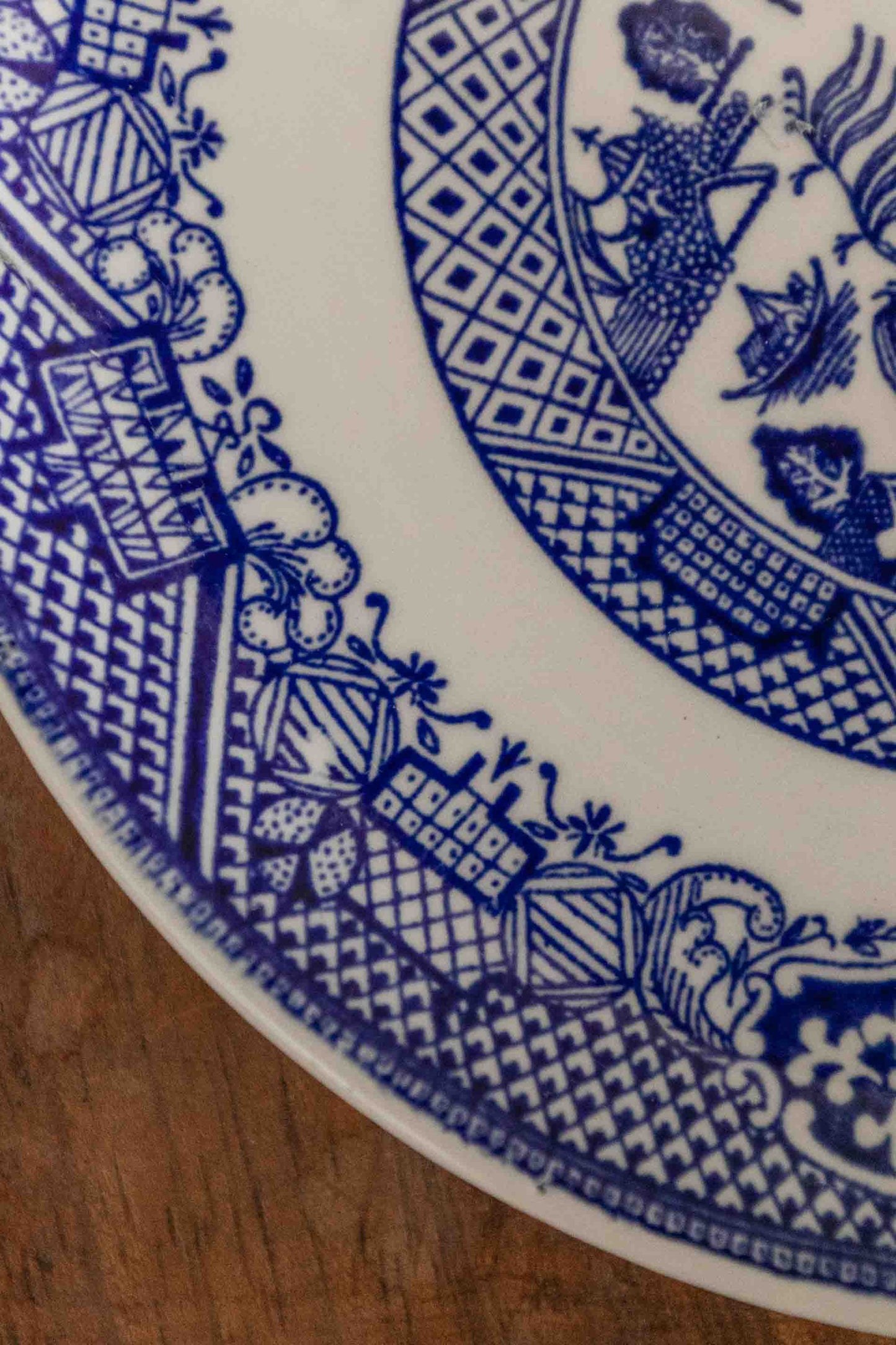 Blue and White Dish
