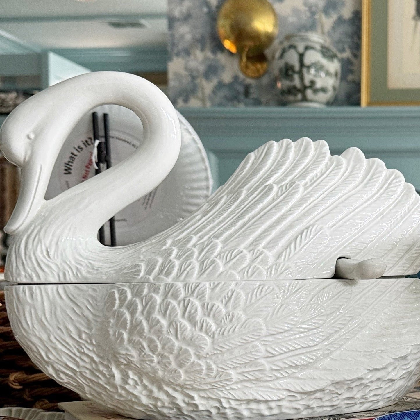 Vintage Swan Tureen
