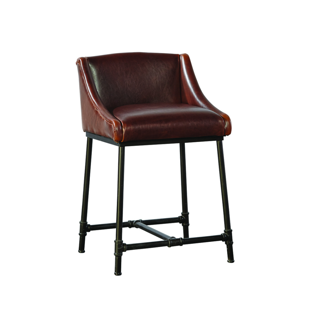 Iron Pipe Counter Stool