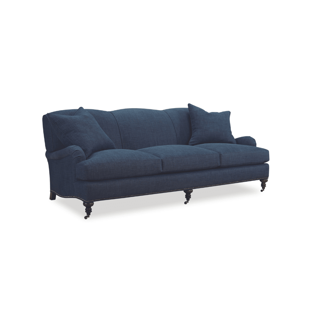 English Arm Sofa - Custom Upholstery Collection - OAKSTREET SHOPPE