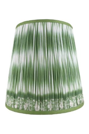 Green Ikat Chandelier Shades, 5" - OAKSTREET SHOPPE