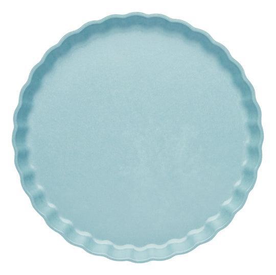 Simply Eco Blue Ruffle Plates, Set of 8 (Blue) - OAKSTREET SHOPPE