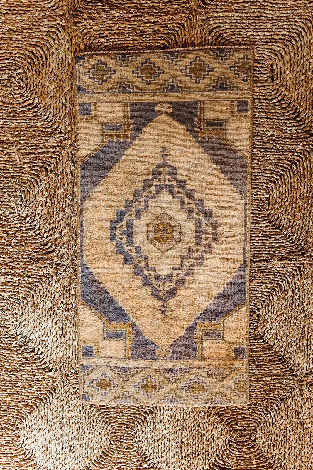 Vintage Rug 34" x 16.5"