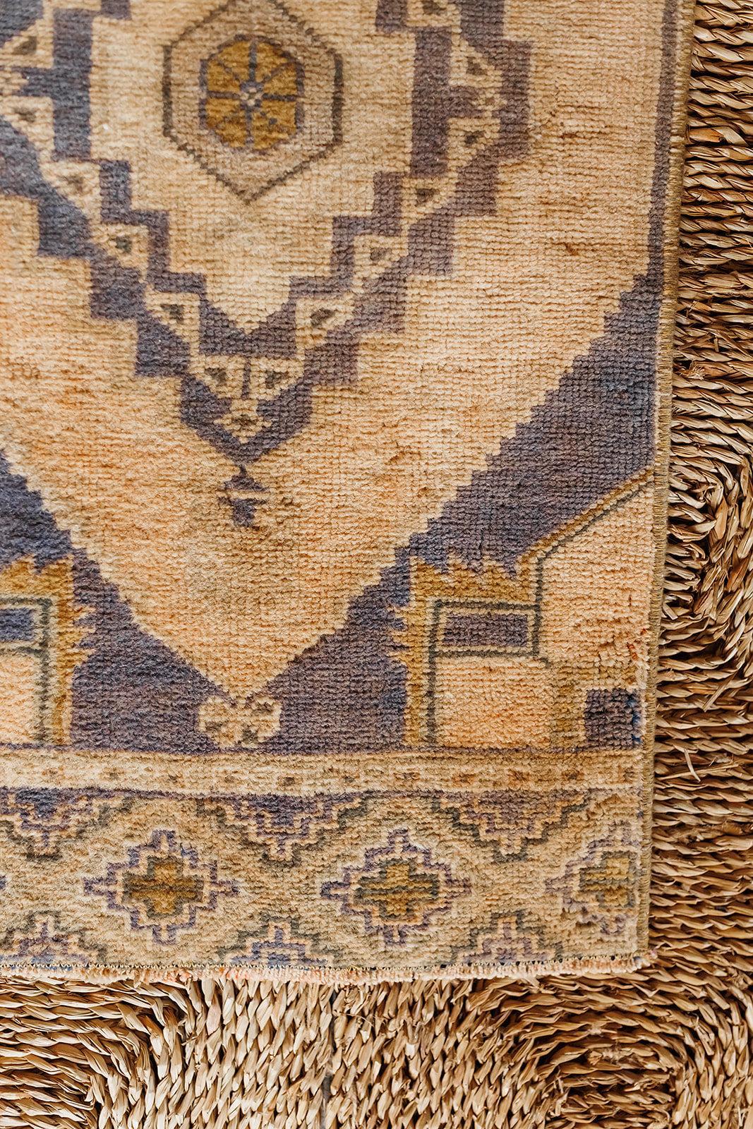 Vintage Rug 34" x 16.5"