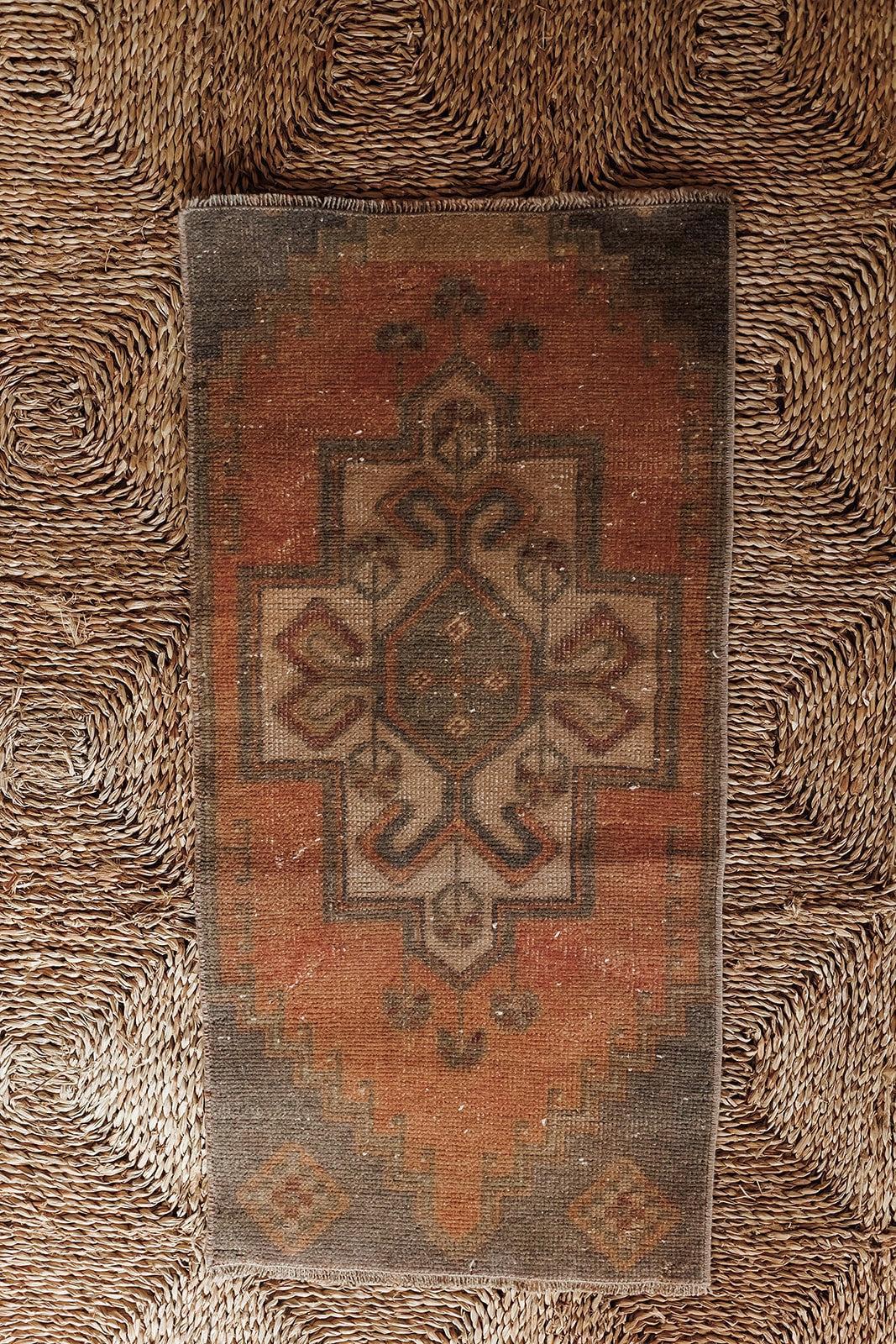 Vintage Rug 37" x 18"