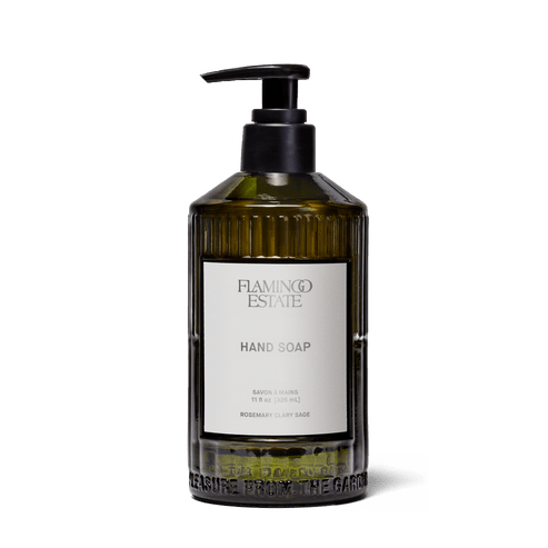 Rosemary Clary Sage Glass Hand Soap - OAKSTREET SHOPPE