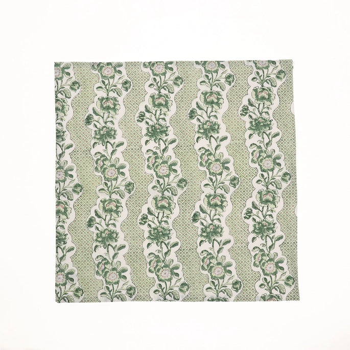 Green Blooming Trellis Napkins