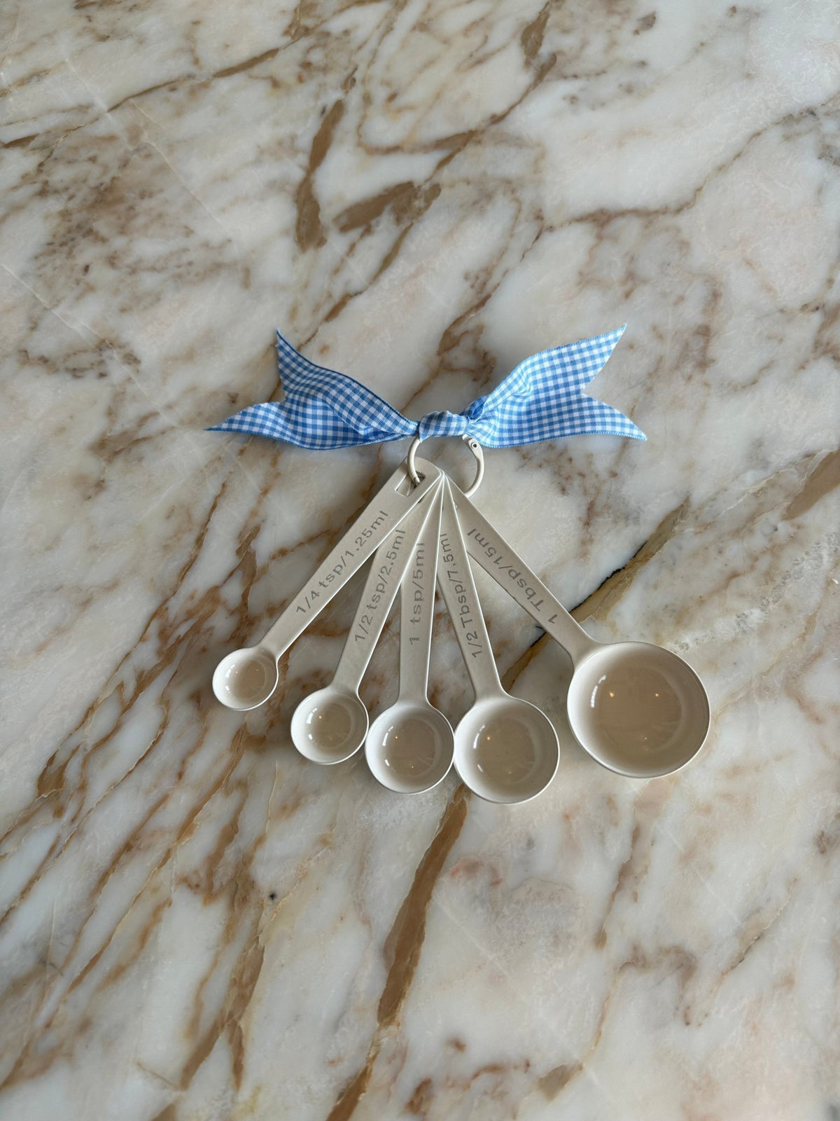Cream Measuring Spoons - OAKSTREET SHOPPE