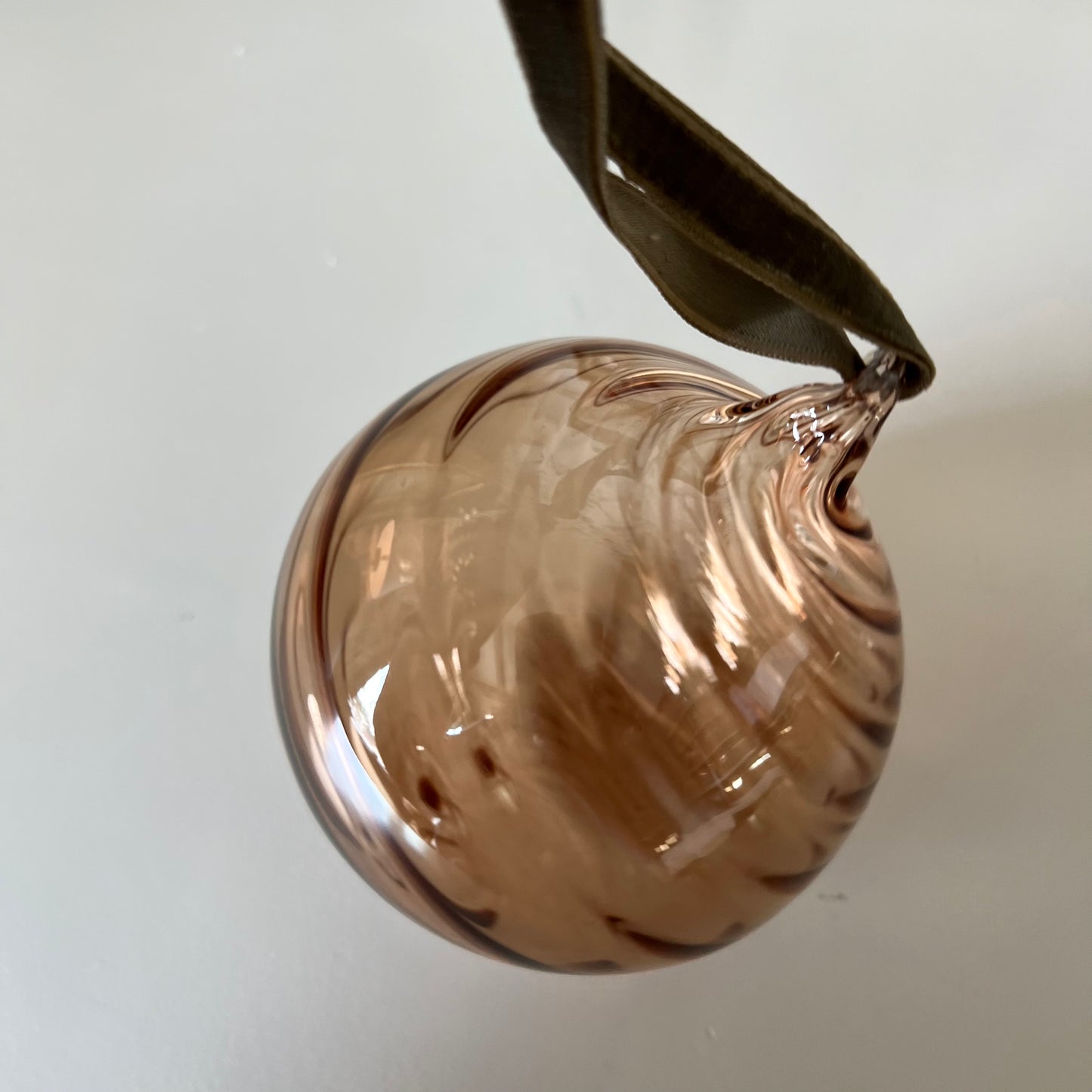 Mocha Swirl Ornament