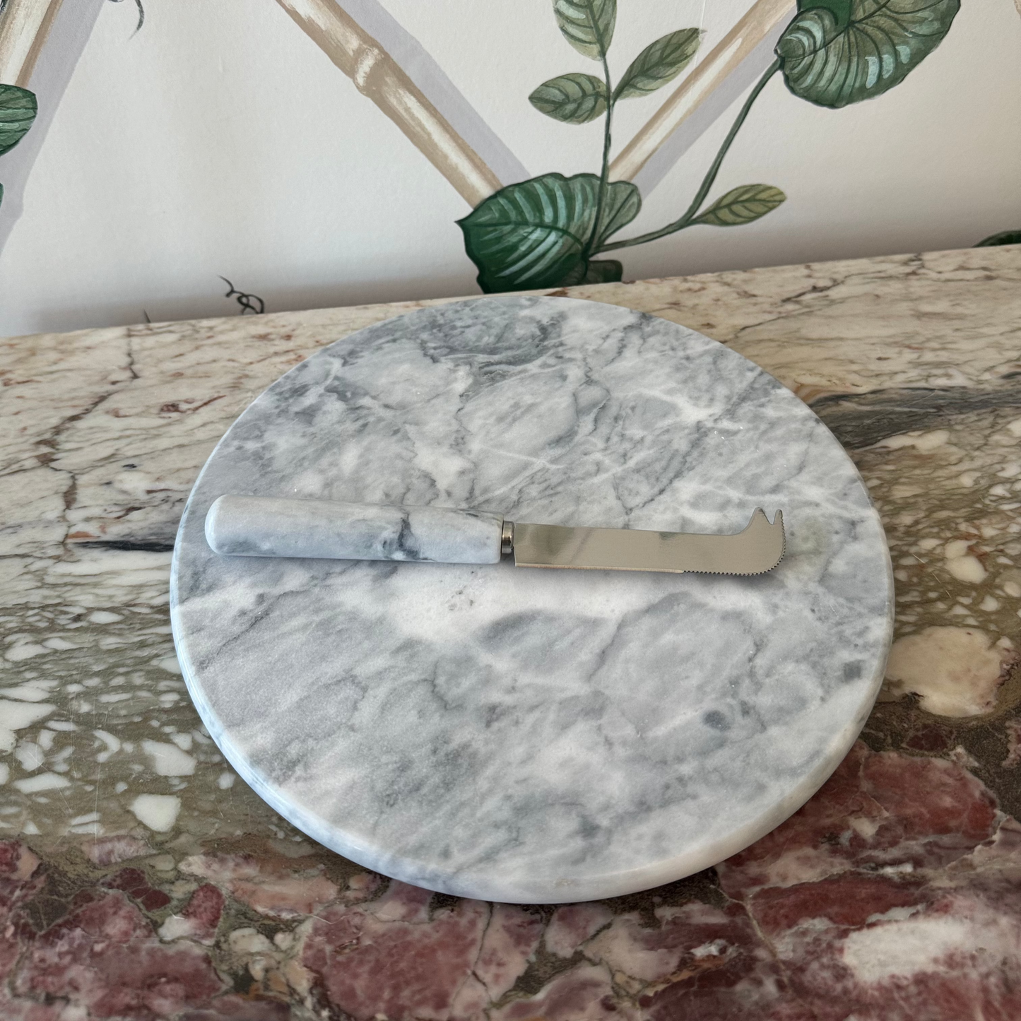 Marble Round Cheese Board