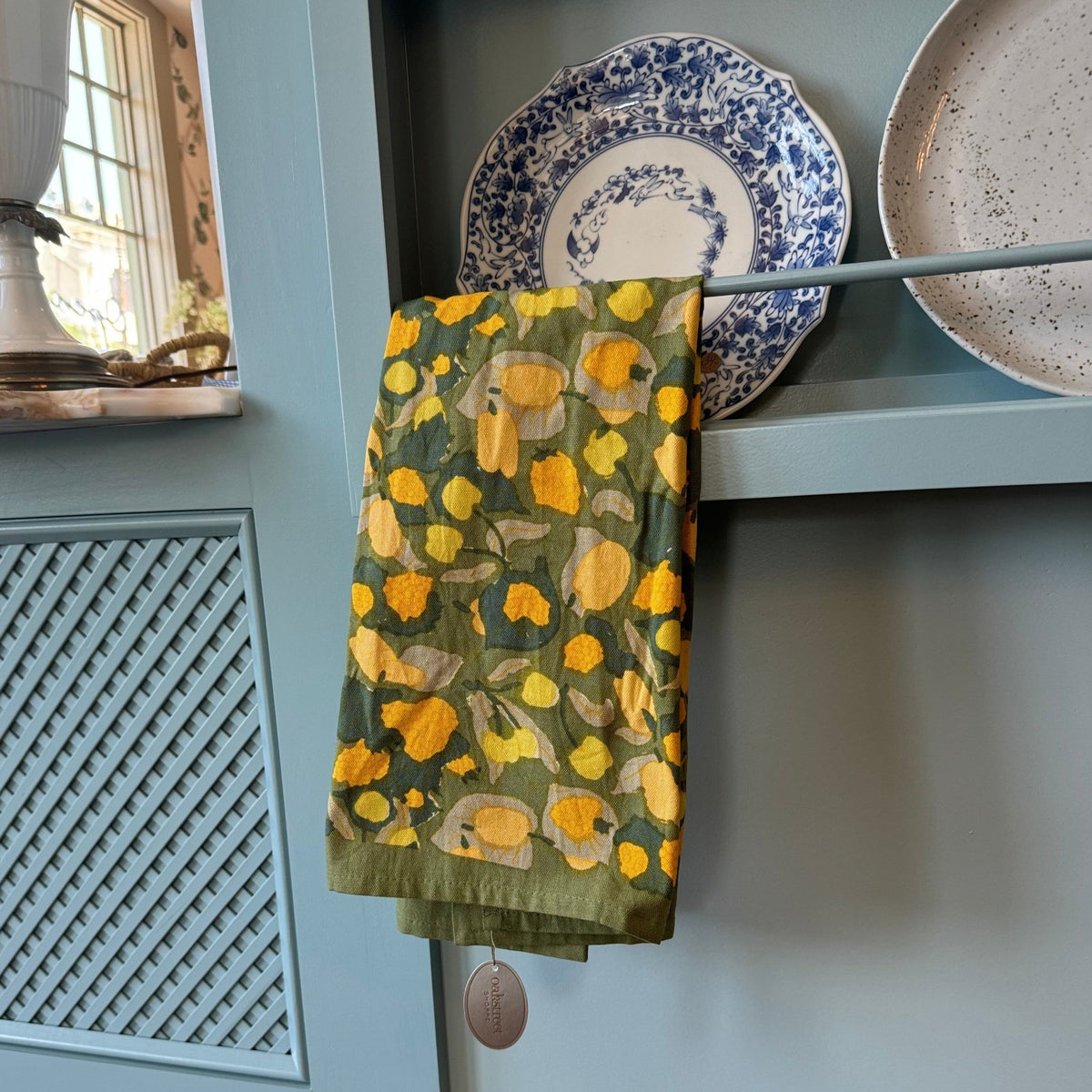 Yellow Fruit Tea Towel - OAKSTREET SHOPPE
