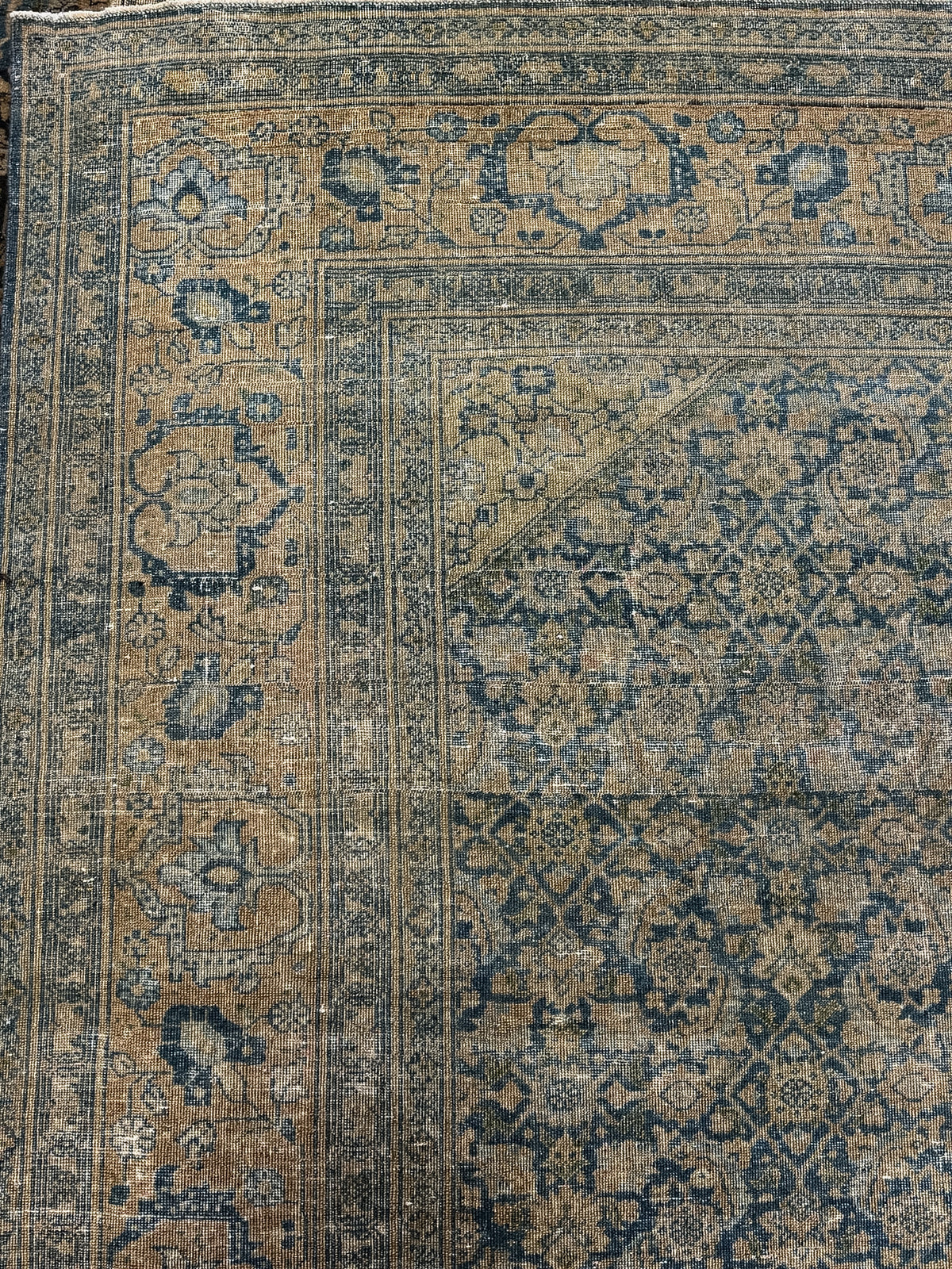 Vintage Persian Tabriz (10x13) Rug - 100 years old
