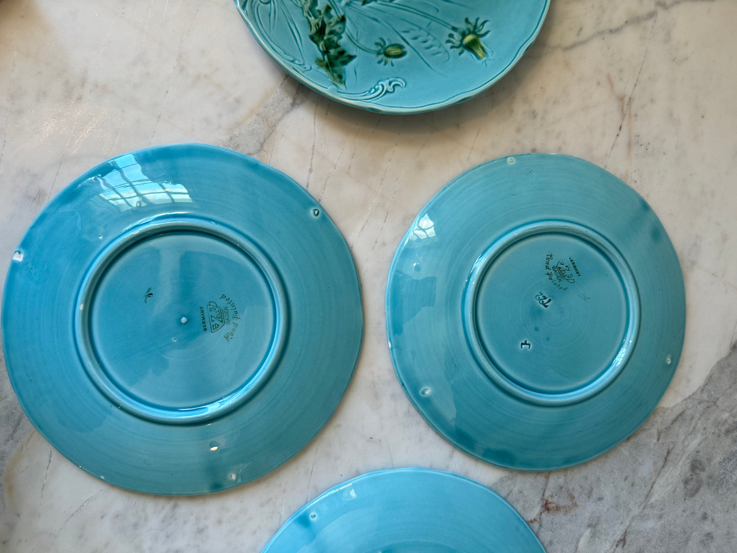 German Majolica Dishes