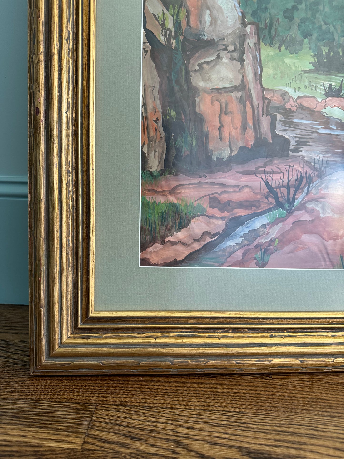Red Earth, Framed Original (In Store Pickup Only)