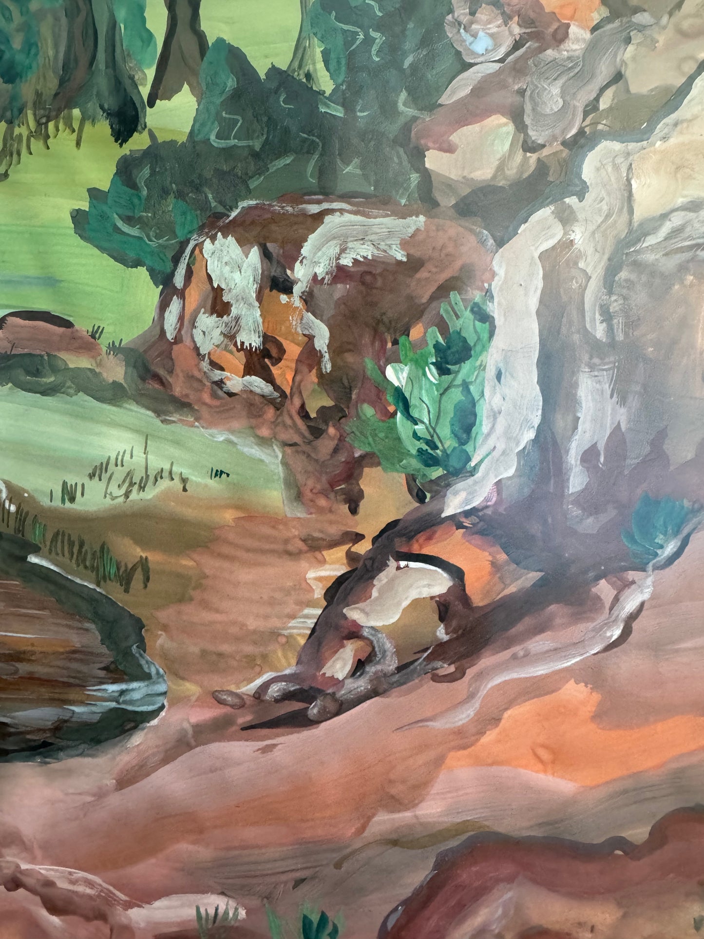 Red Earth, Framed Original (In Store Pickup Only)