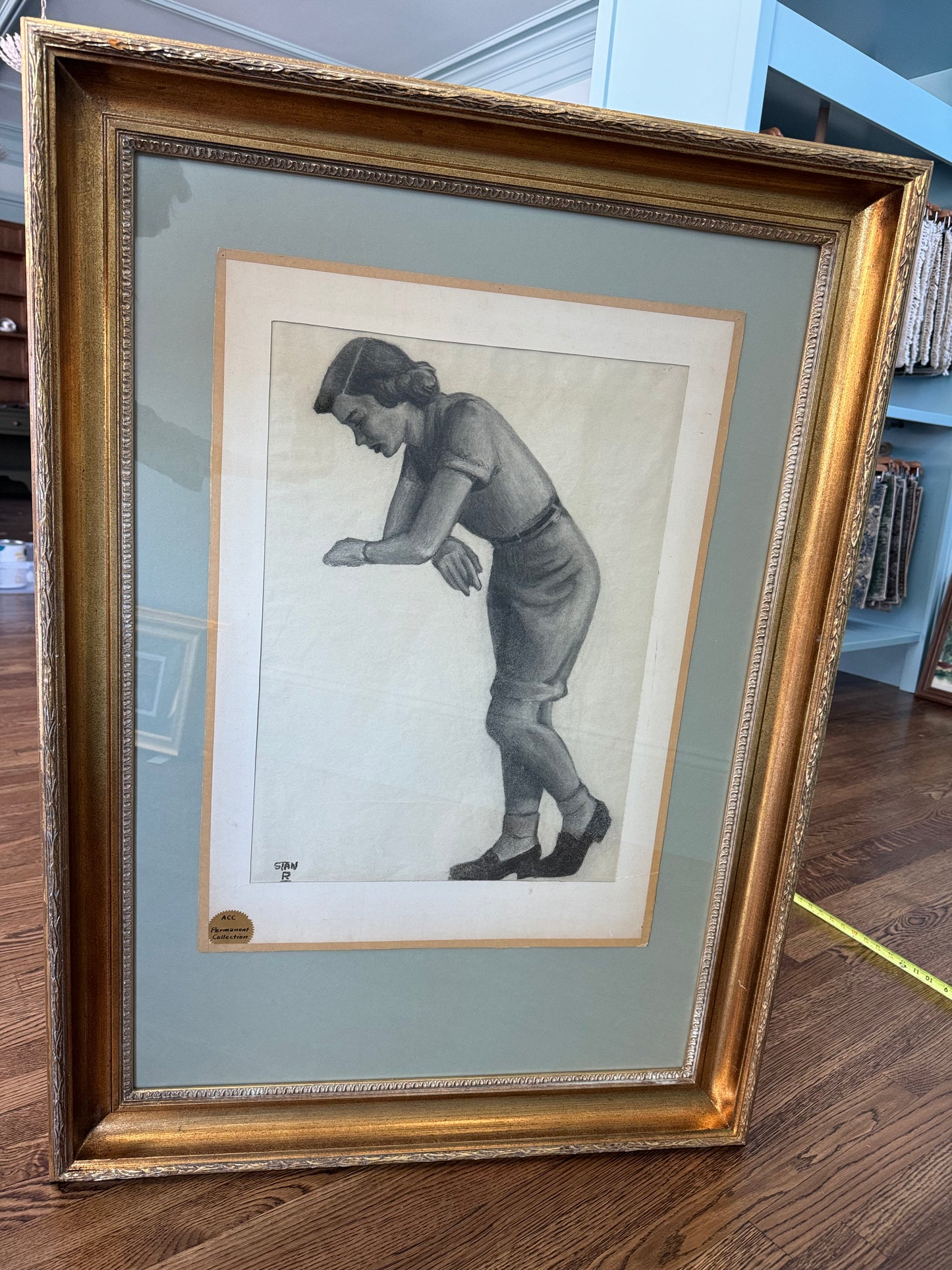 Bobby Socks Gal #2, Framed Original (In Store Pickup)