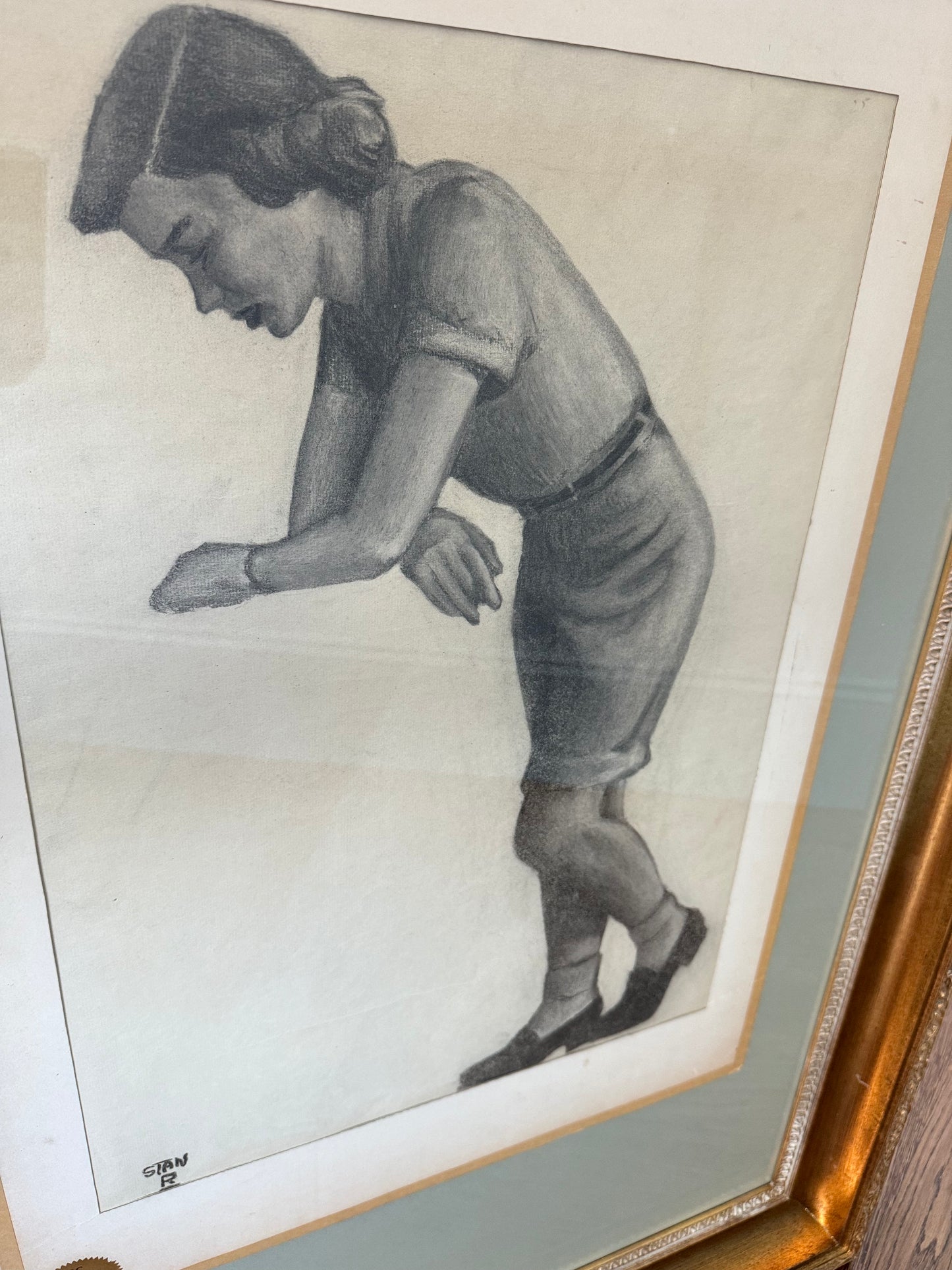 Bobby Socks Gal #2, Framed Original (In Store Pickup)