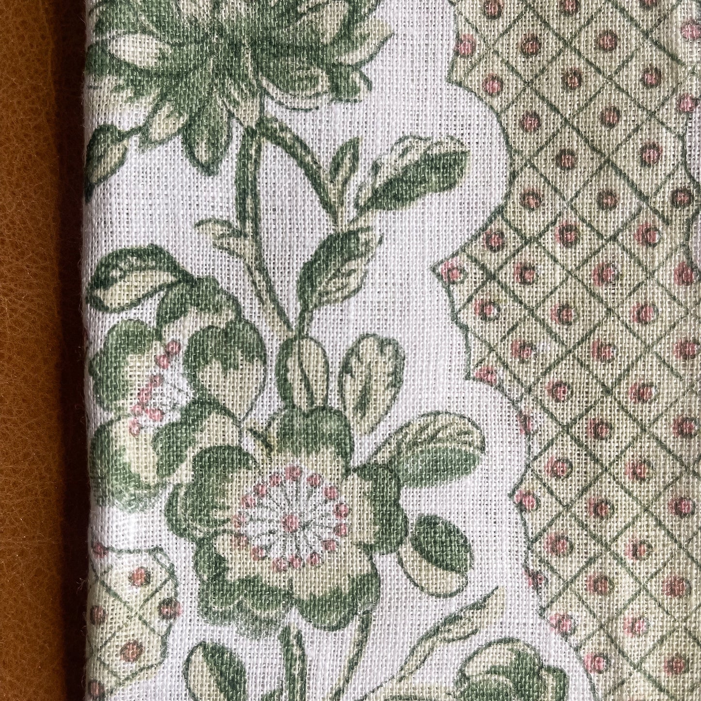 Green Blooming Trellis Napkins