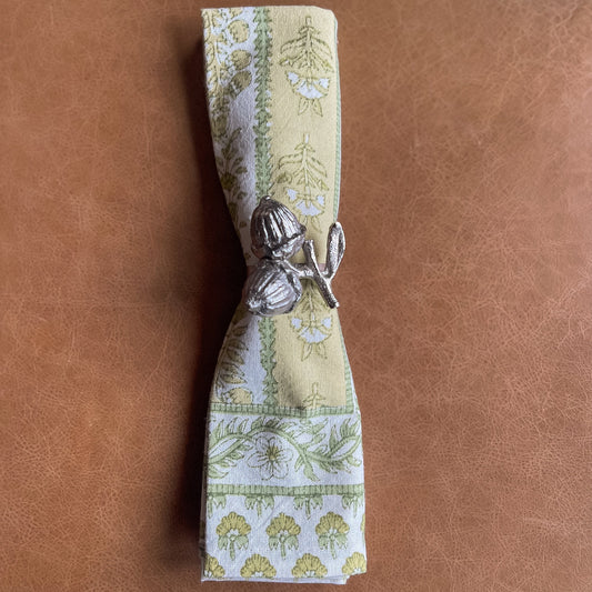Avignon Green Napkins, Set of 6