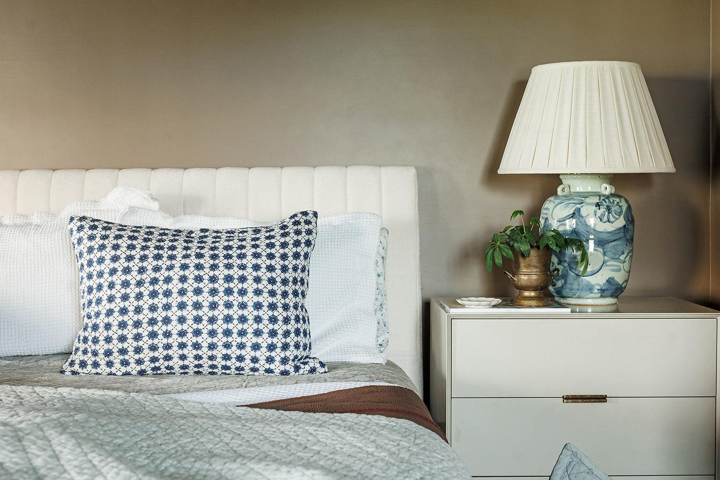 Indigo Block Print Bedding Collection