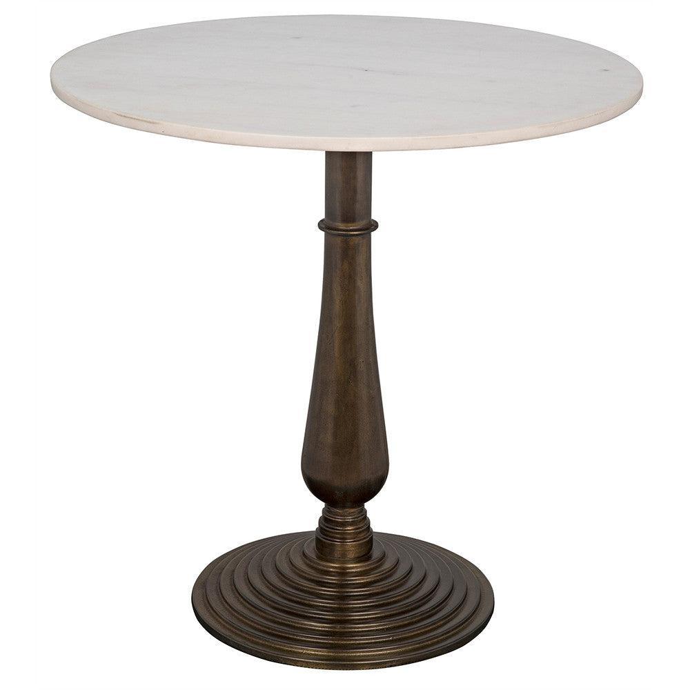 Marble Round Side Table (LOCAL PICKUP ONLY)