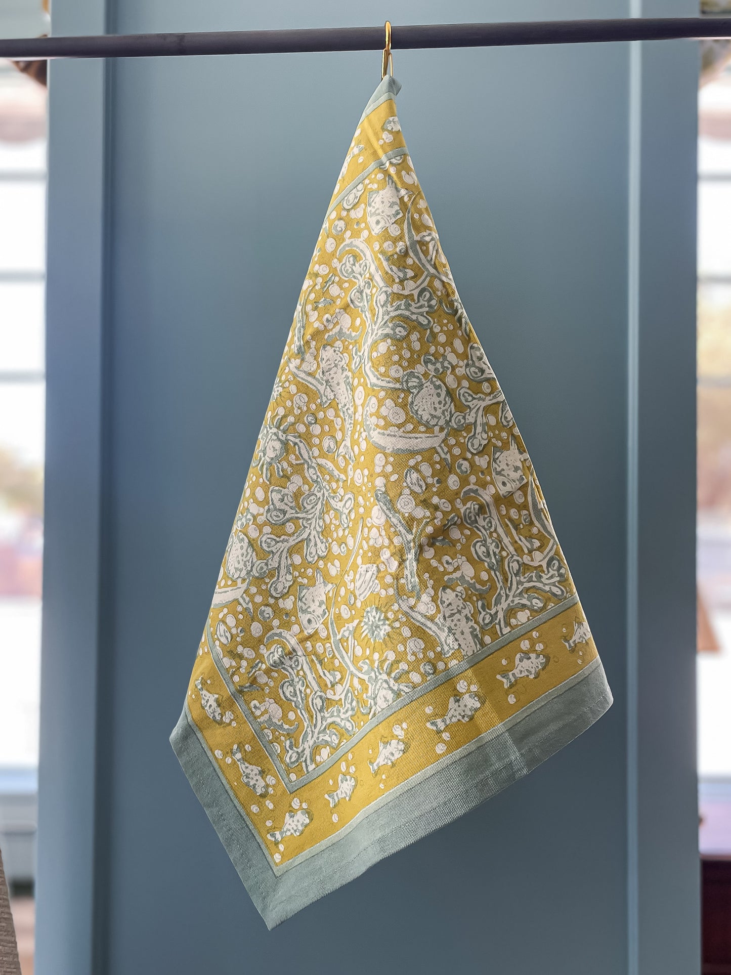 La Mer Aqua & Citrine Tea Towel