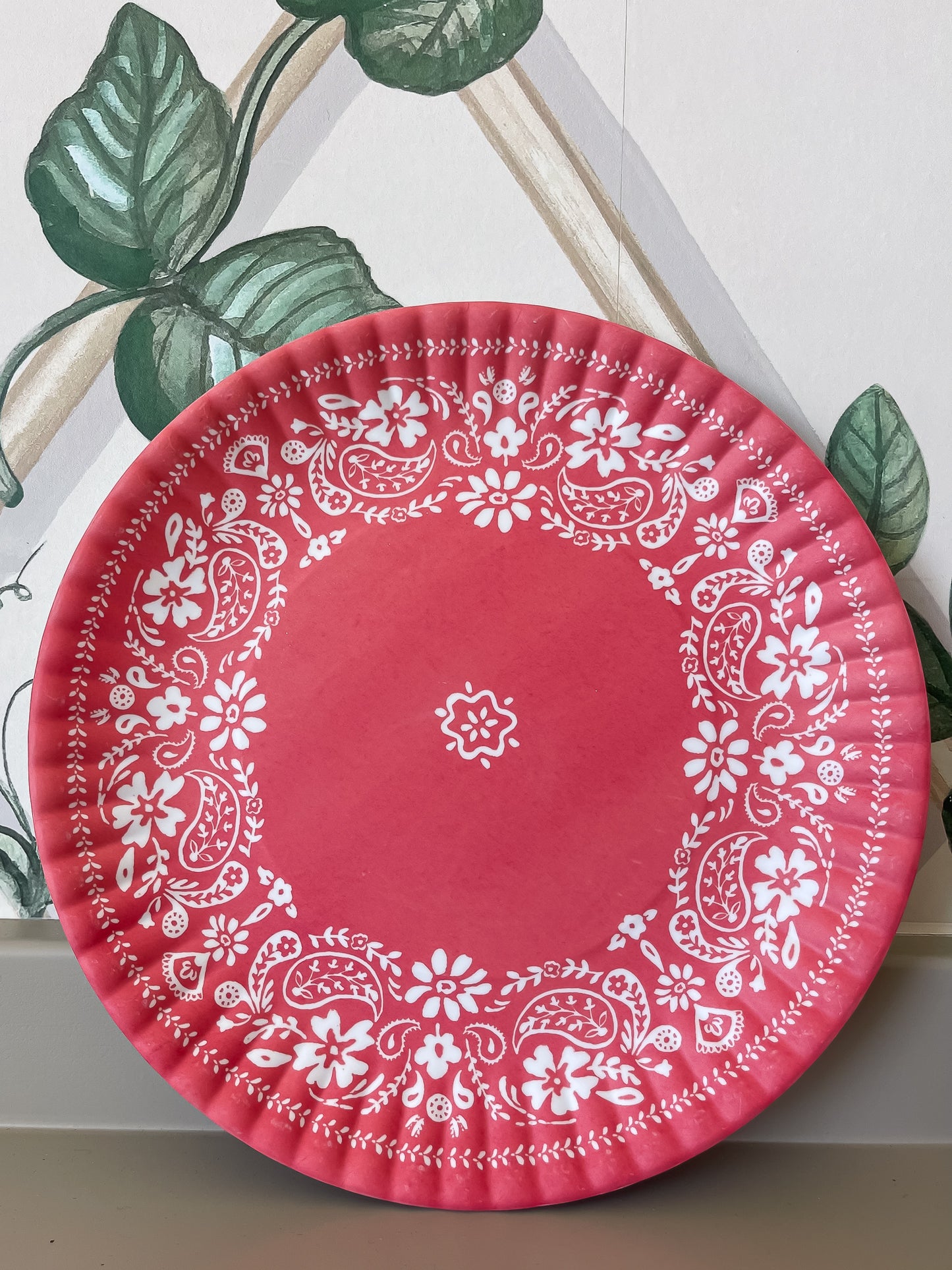 Americana Melamine Plates, Set of 4