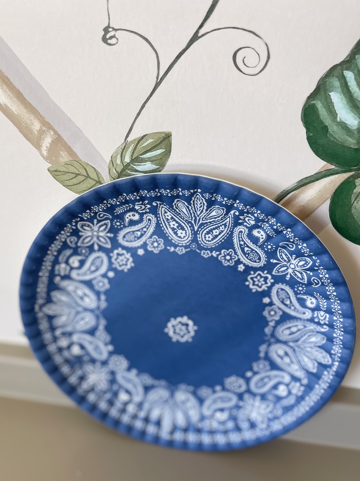 Americana Melamine Plates, Set of 4