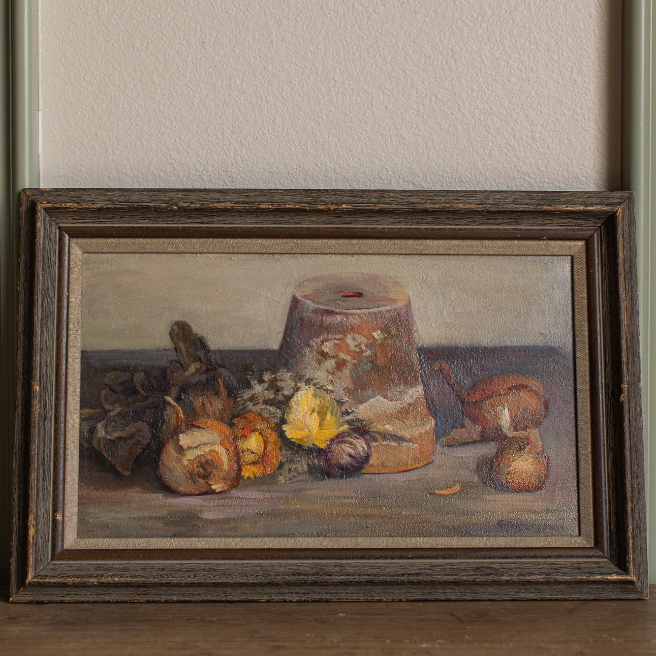 Vintage Still Life Oil Painting