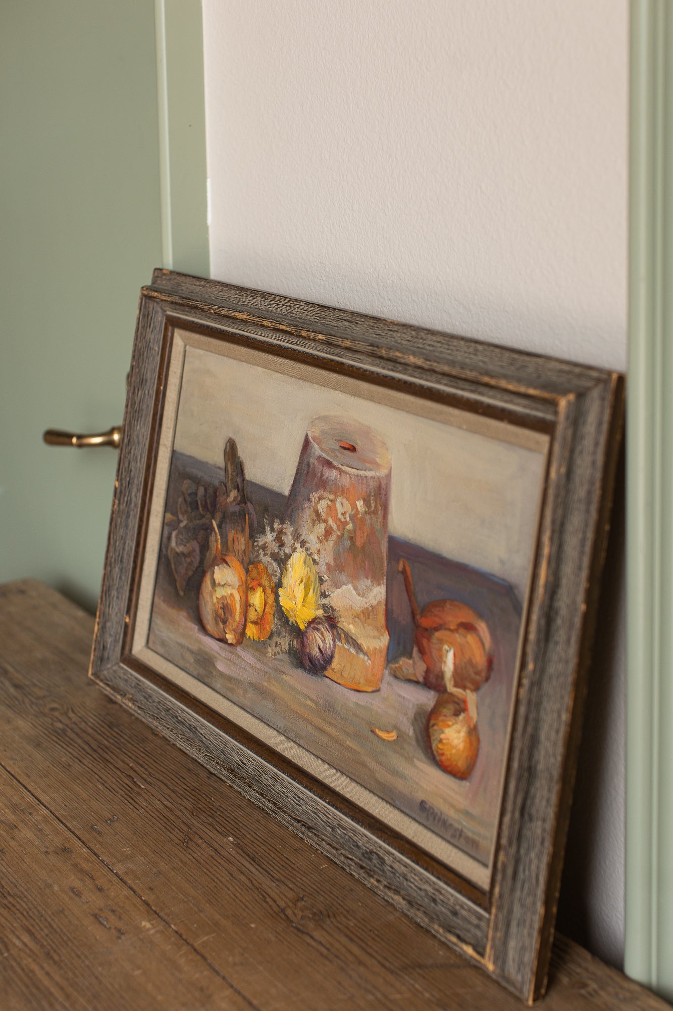 Vintage Still Life Oil Painting