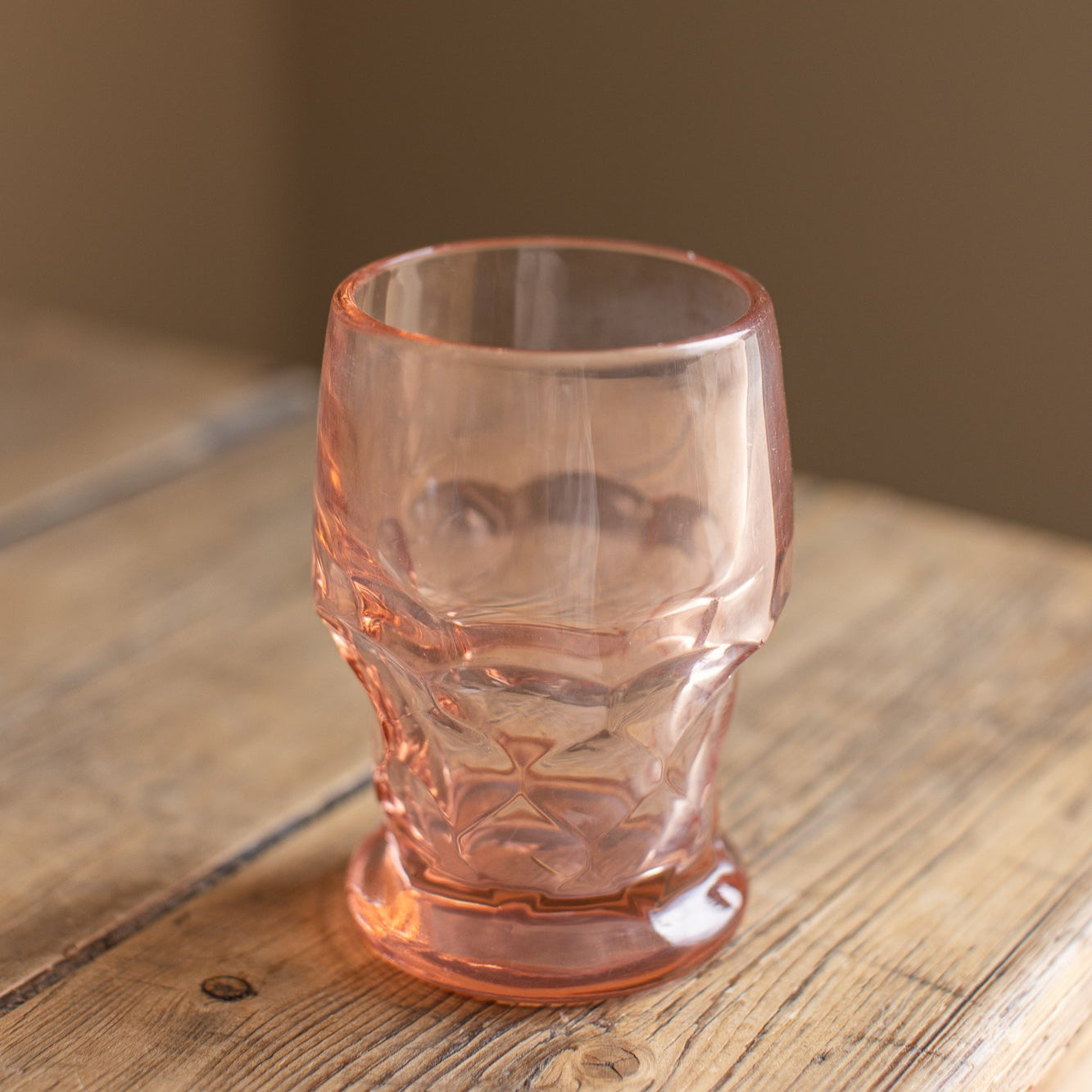 Vintage Pink Tumblers, Set of 6