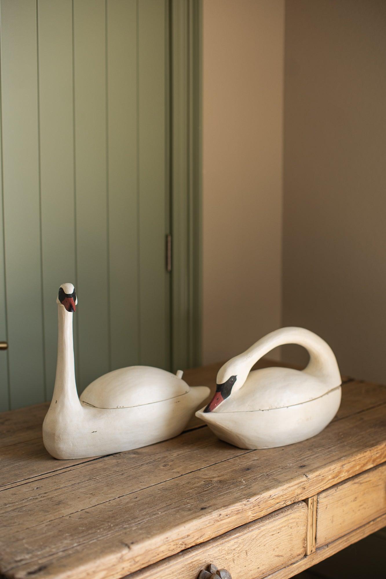 Swan Boxes, Set of 2