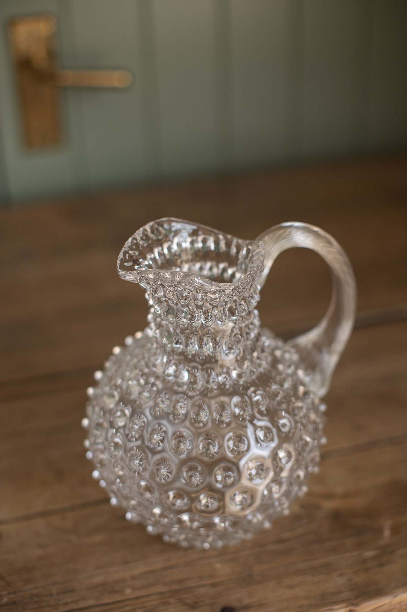 Round Hobnail Jug