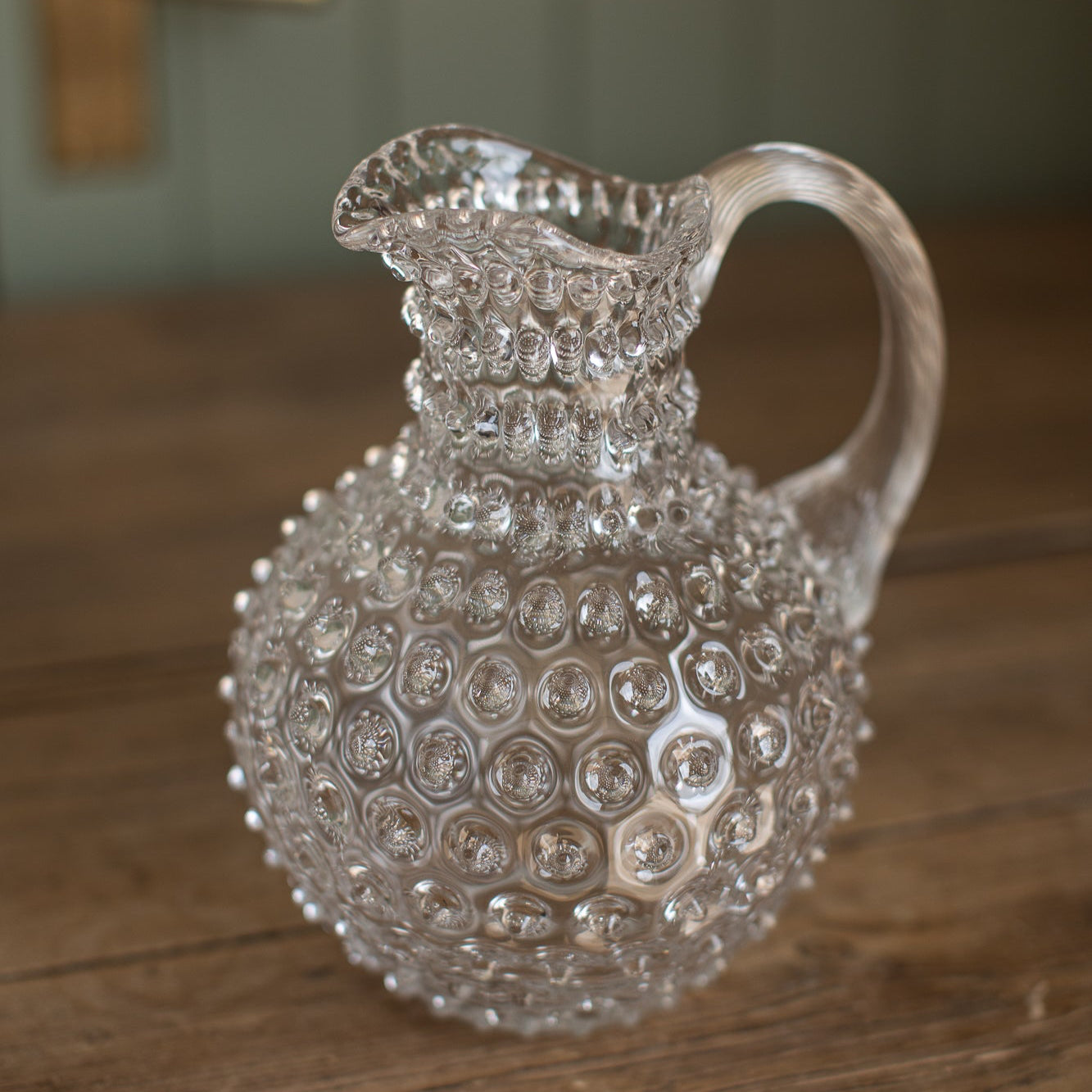 Round Hobnail Jug