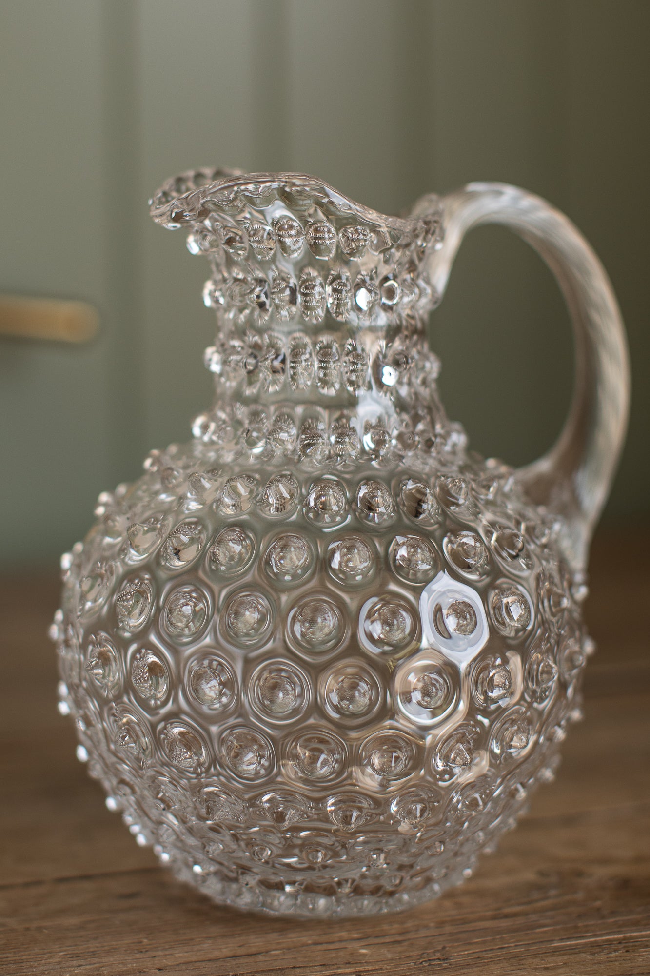 Round Hobnail Jug