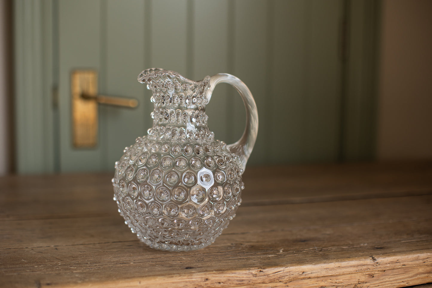 Round Hobnail Jug