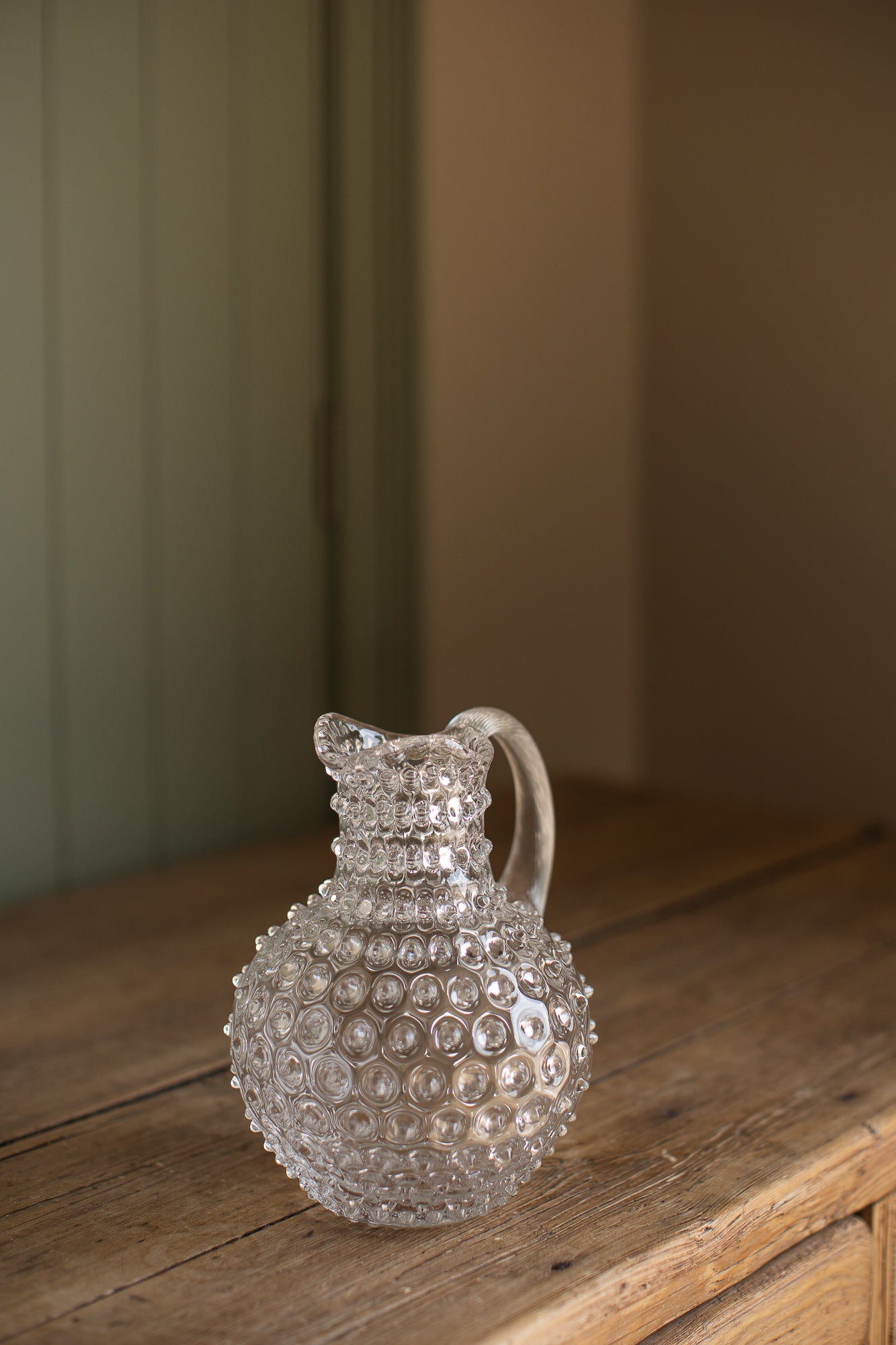 Round Hobnail Jug