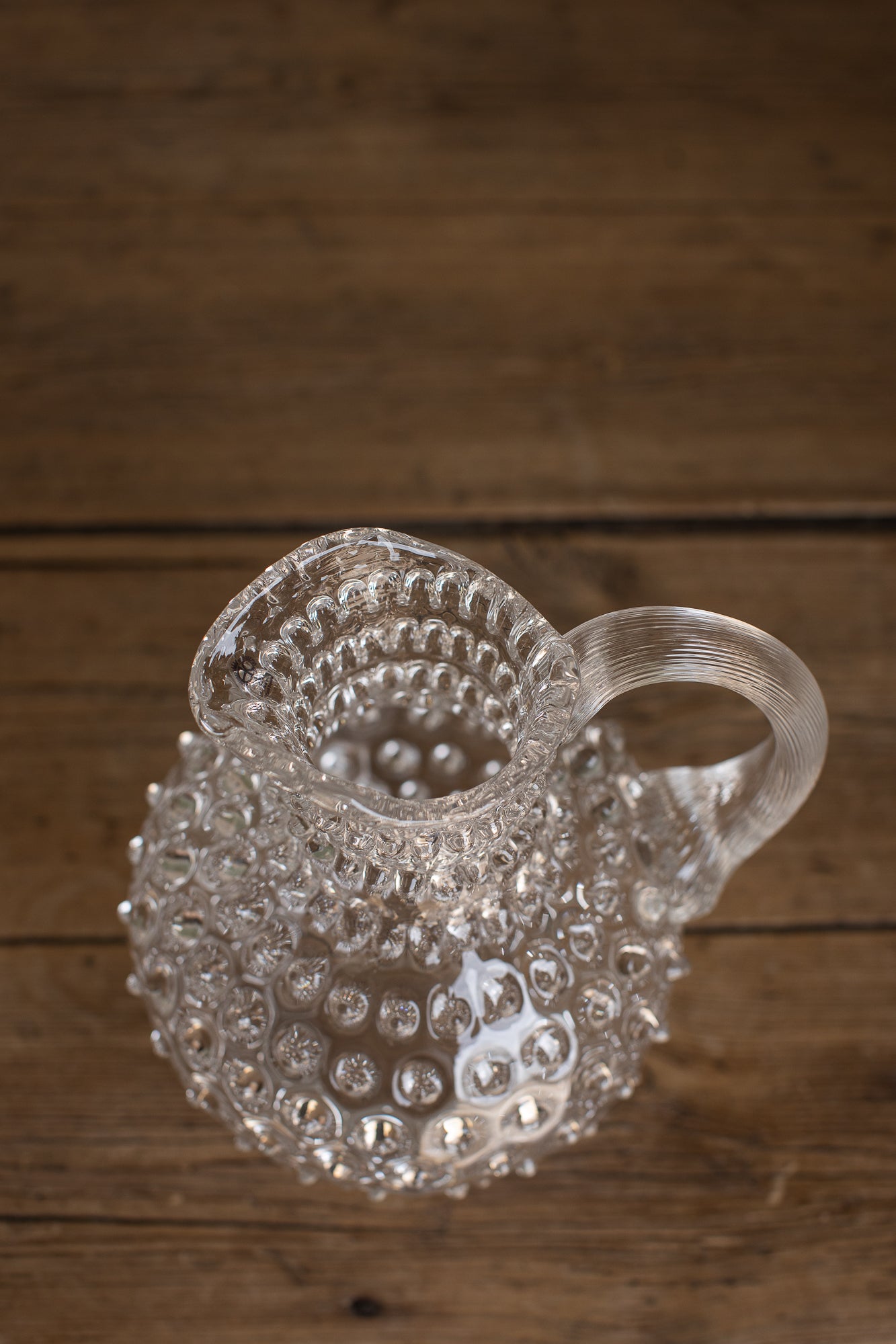 Round Hobnail Jug