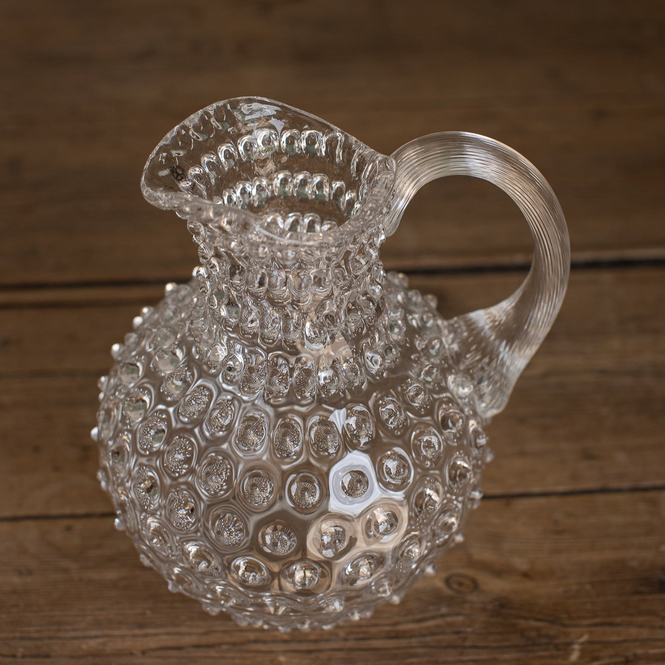 Round Hobnail Jug