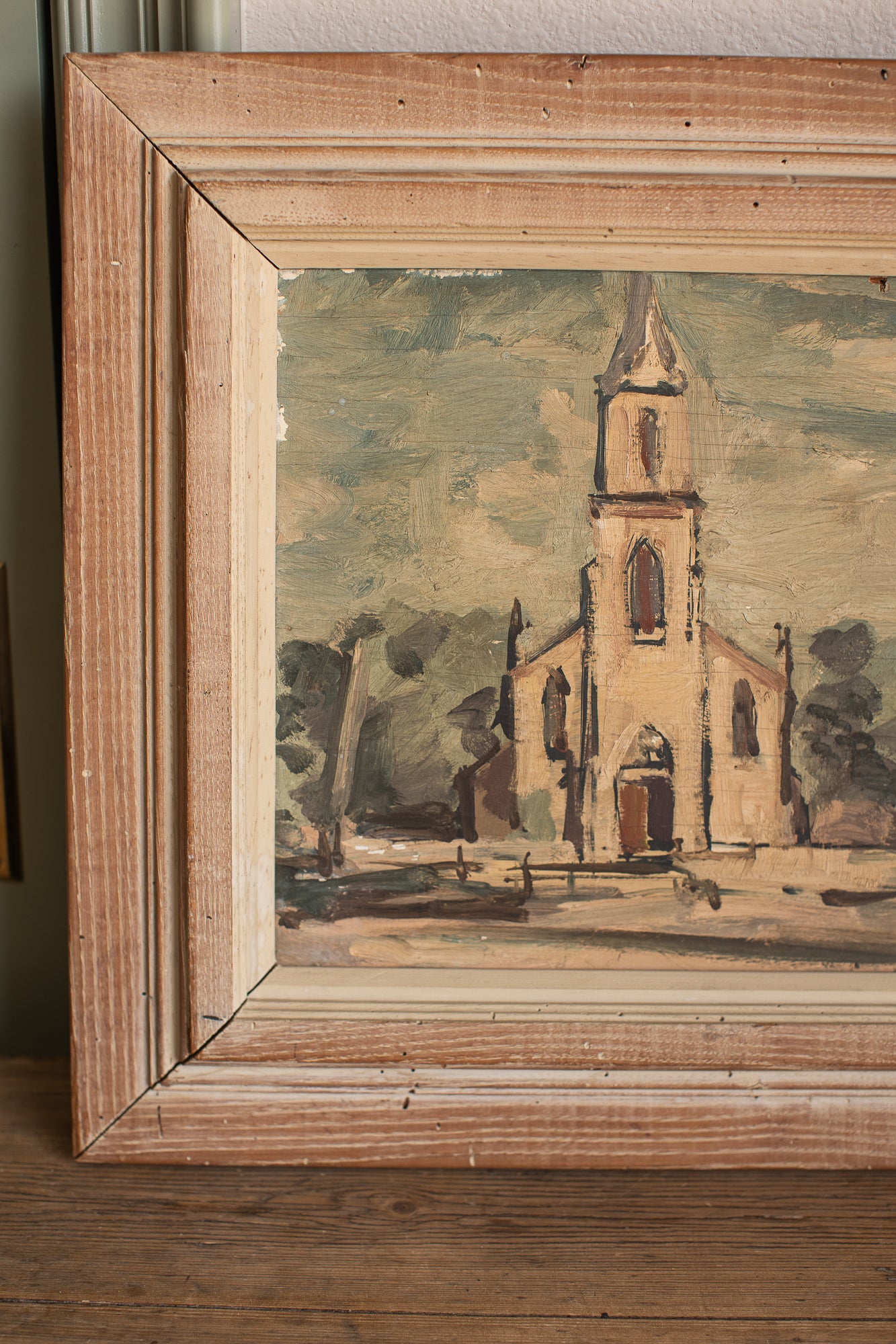 Streetscape–Original Oil, 1955