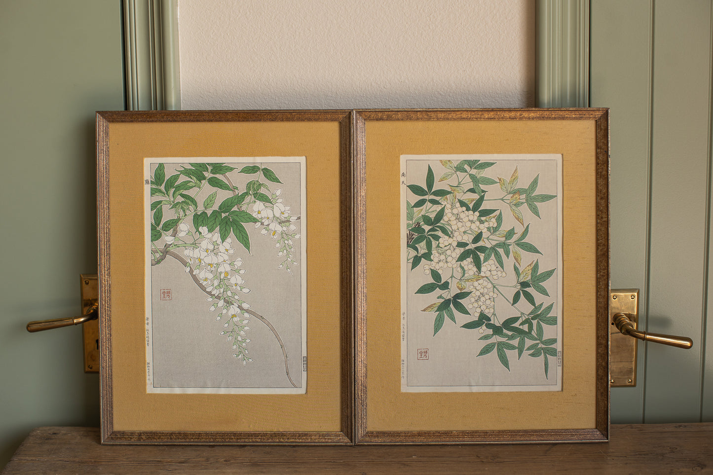 Framed Japanese Woodblock Print