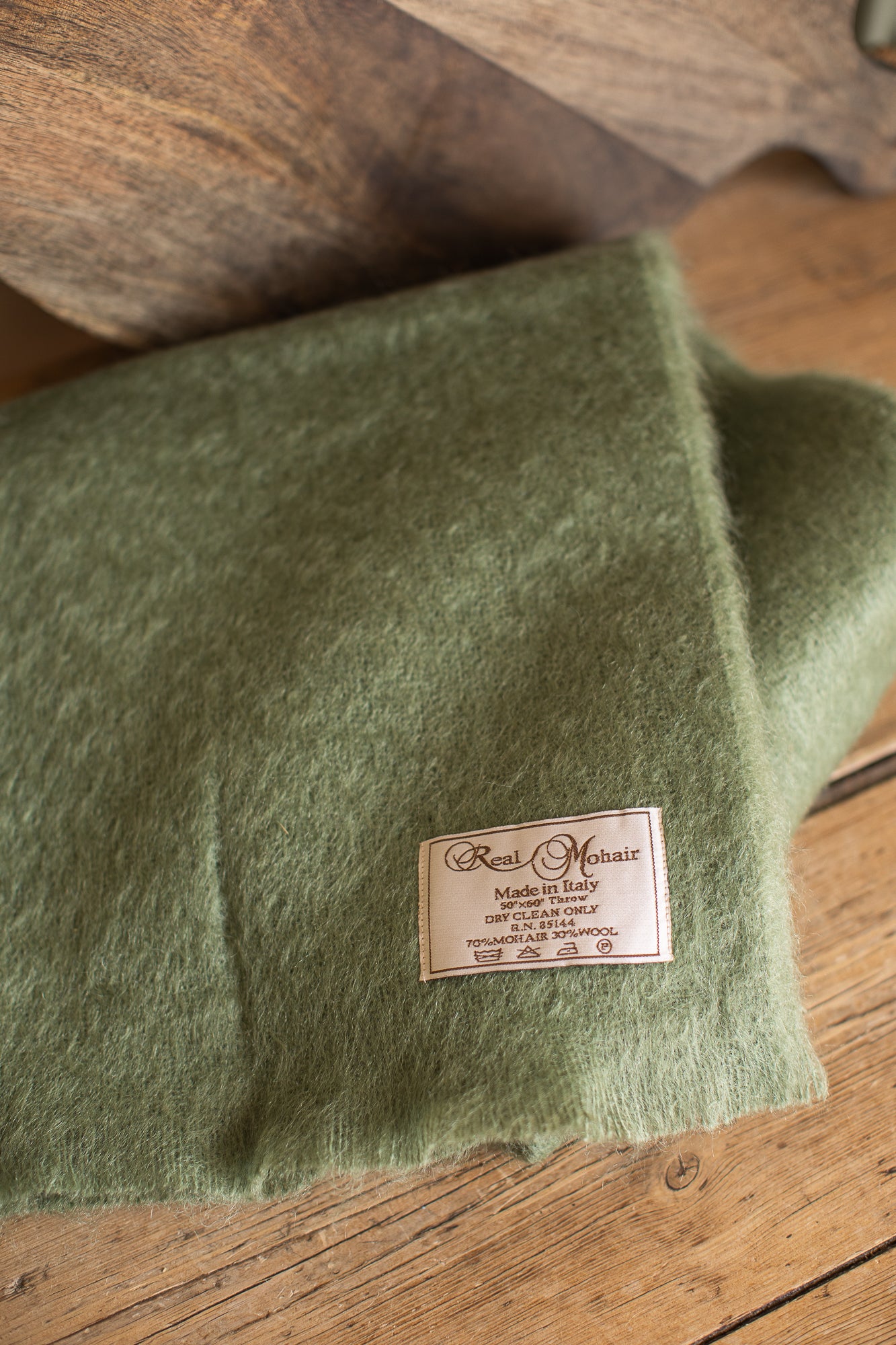 Vintage Italian Mohair Throw