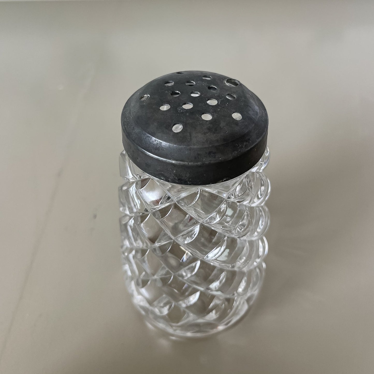 Vintage Cut Glass Shaker