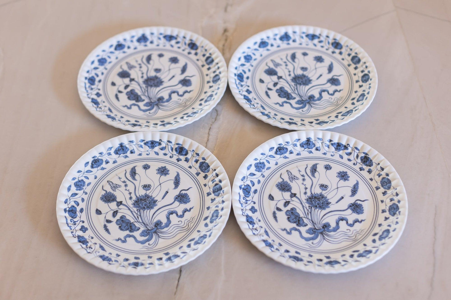 Botanical Melamine, Set of 4